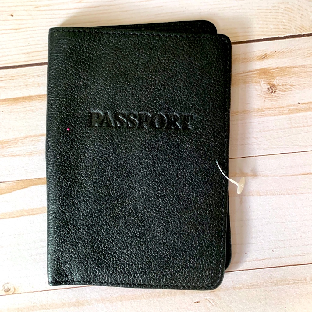 Black Passport Wallet